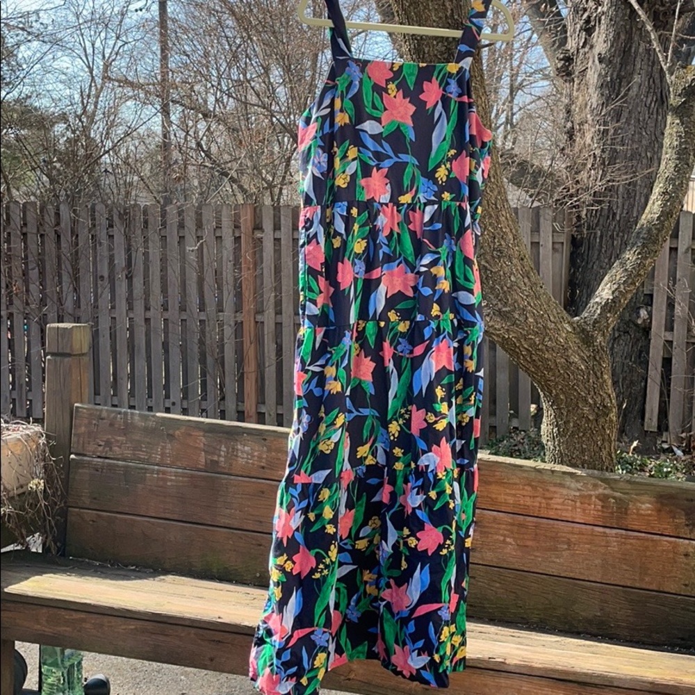 J Crew Tiered midi dress NWOT size 12